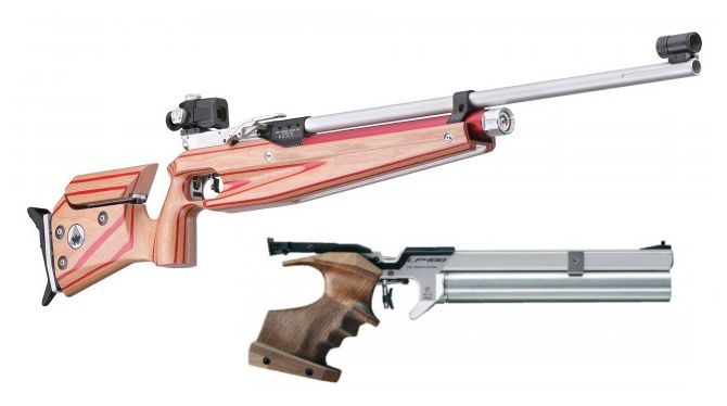 Carabines et pistolets pour le tir sportif